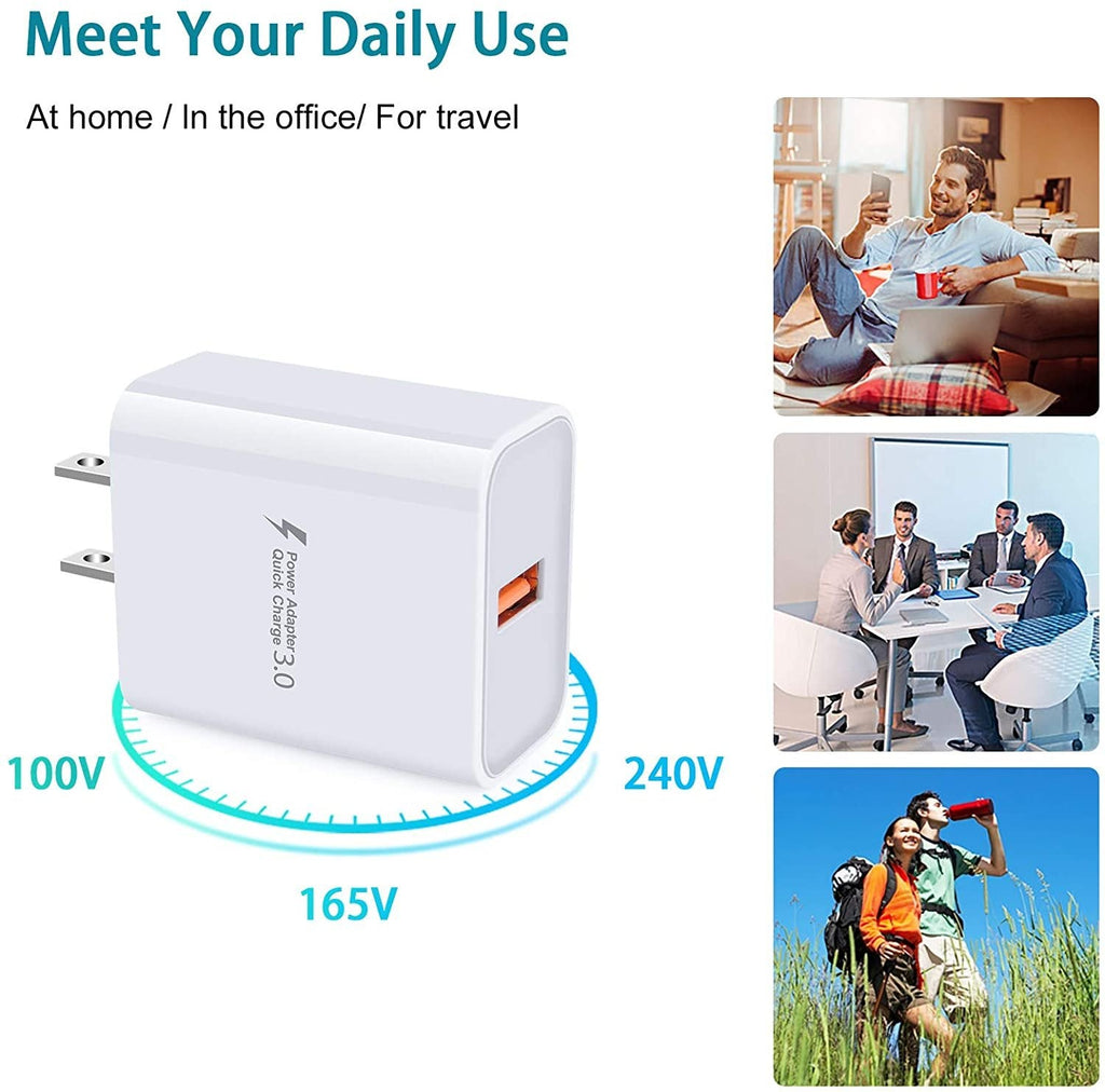 3.0 Quick Charger - 18W 3Amp USB Wall Charger